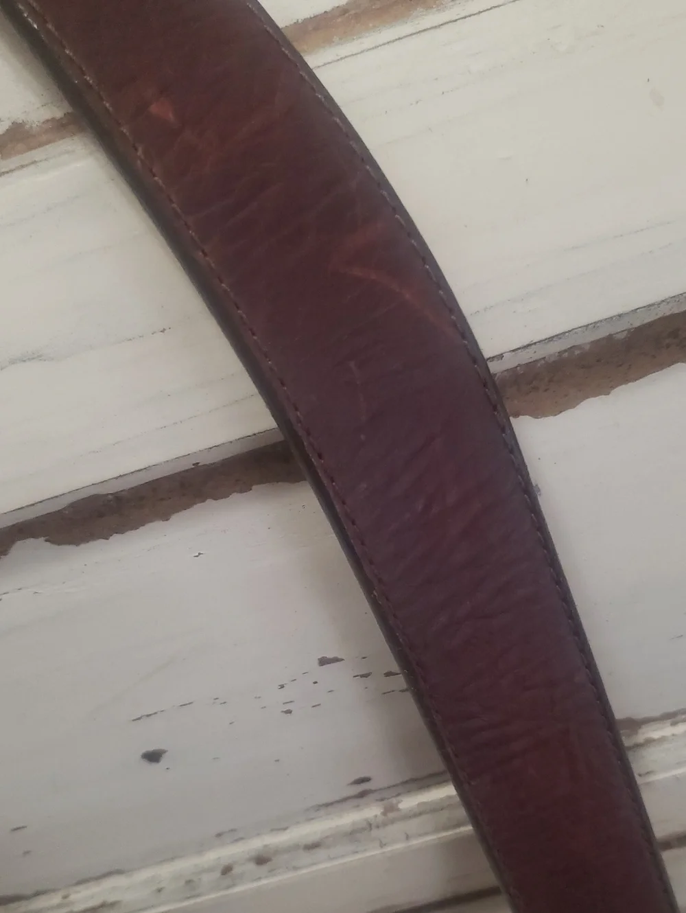 L.L. Bean Leather Belt Shotgun Accent